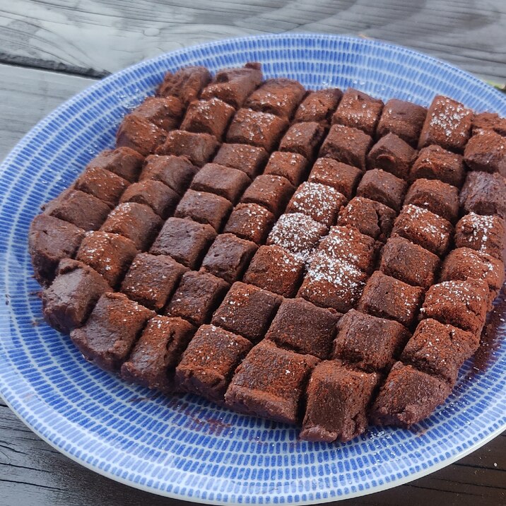 バレンタインに♡チョコ不使用で米粉の生チョコ